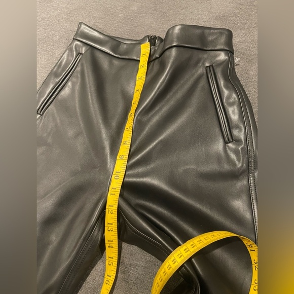 House of CB Mistress Rocks faux leather flare pants - Picture 10 of 11